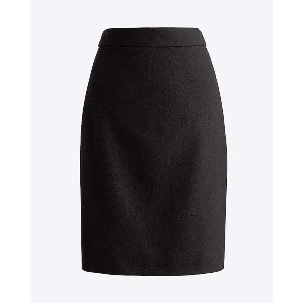 J.Crew Factory  Womens Pencil Skirt In Black NWT Size 6